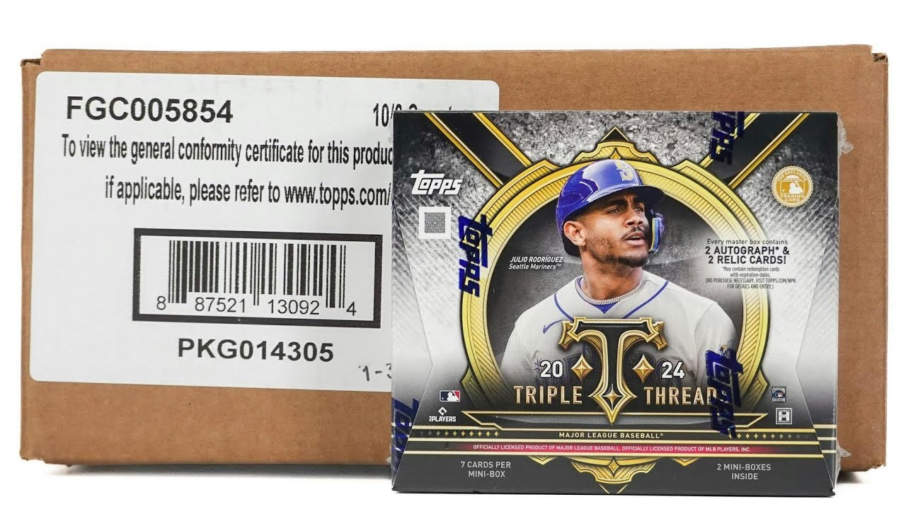2024 Topps Triple Threads Case Rip!!! - Three 1/1 ones, Deca Booklet & patch/auto giveaway!