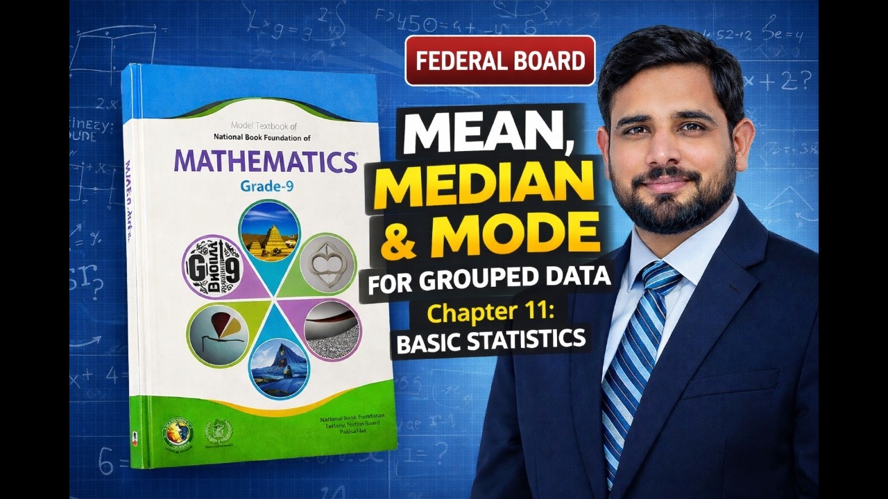 Mean,median,mode group data P1| 11.2 nbf| #fbisemathematics #nbfmathsclass9  #federalboardmaths