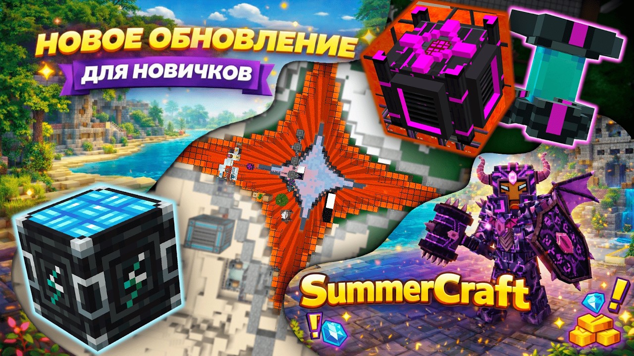 РОЗЫГРЫШ БП И ПРИВИЛЕГИЙ • Обновление для Новичков на SummerCraft ► LavaTech#5