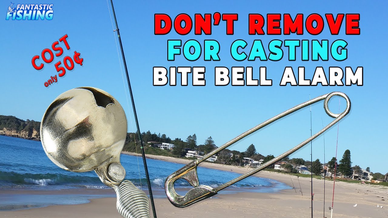 Best DIY Tips - How to Make Fishing Bite Bell Alarm which can stay on the fishing rod while casting.