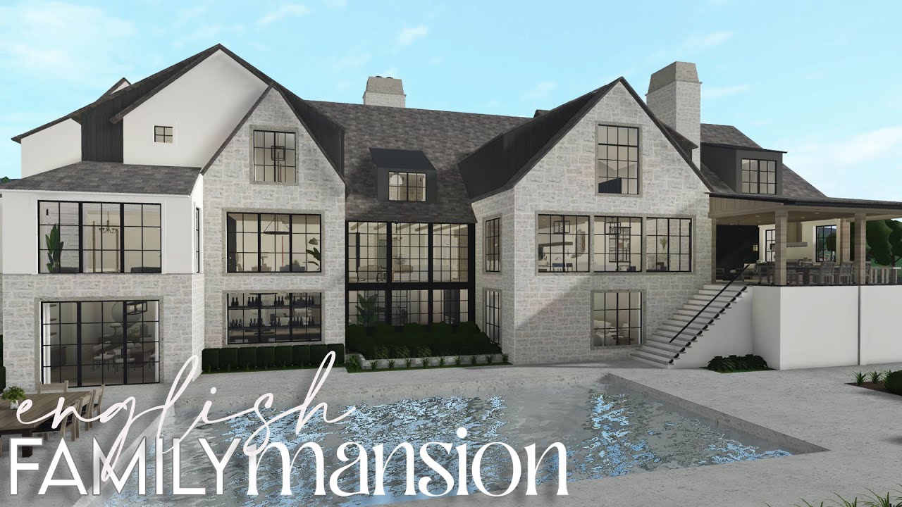 Bloxburg | English Family Mansion Part 2 | House Build