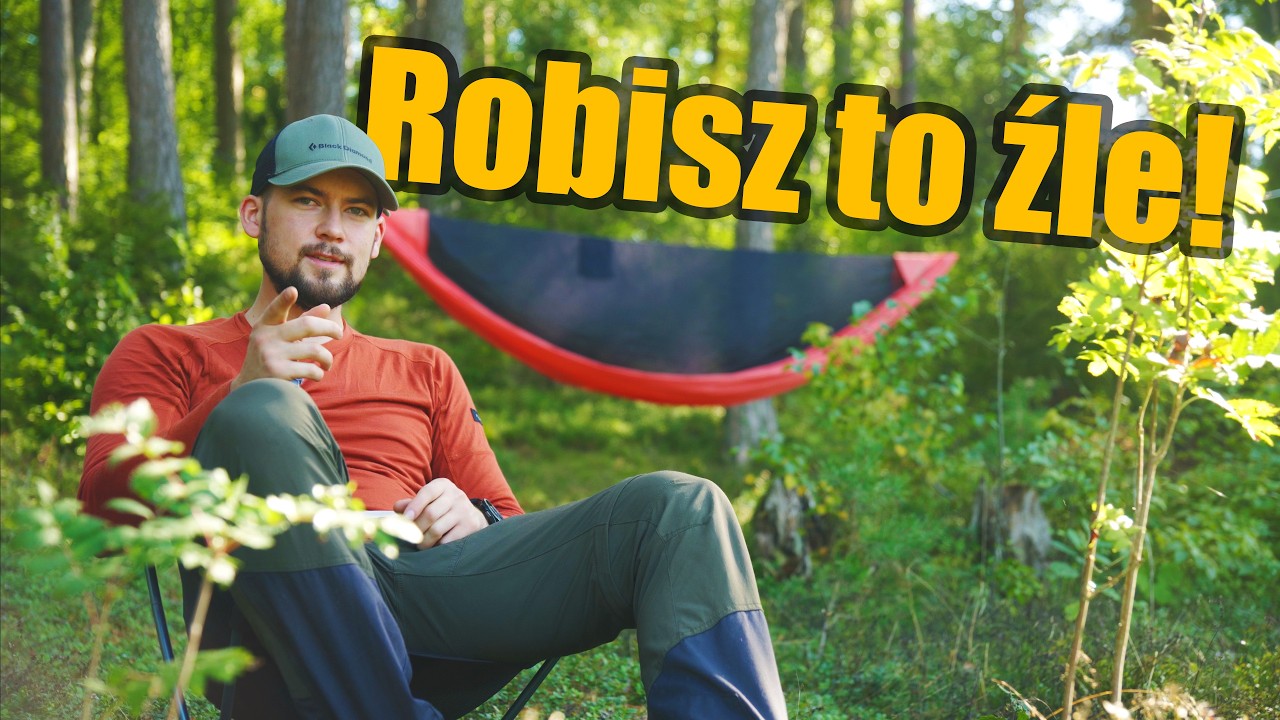 Jak poprawnie rozwiesić hamak?