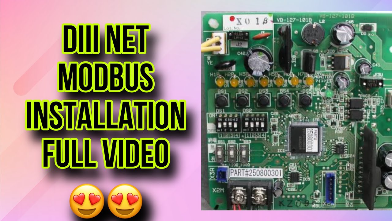 Daikin modbus Installation