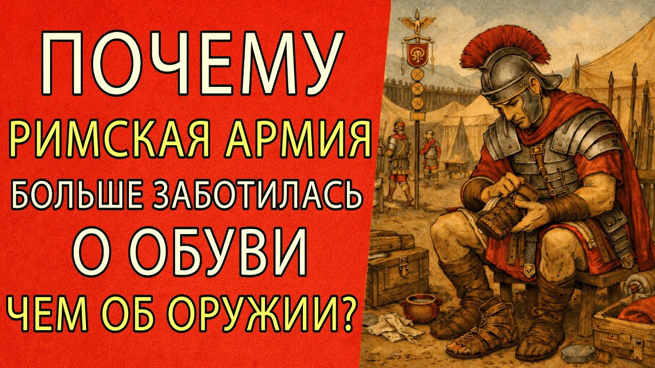 Почему римская армия больше заботилась о обуви, чем об оружии?