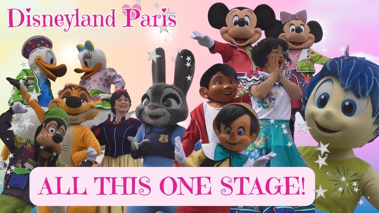 A Million Splashes of Colour Show Disneyland Paris NEW FOR 2024! - GET THE PERFECT SPOT!