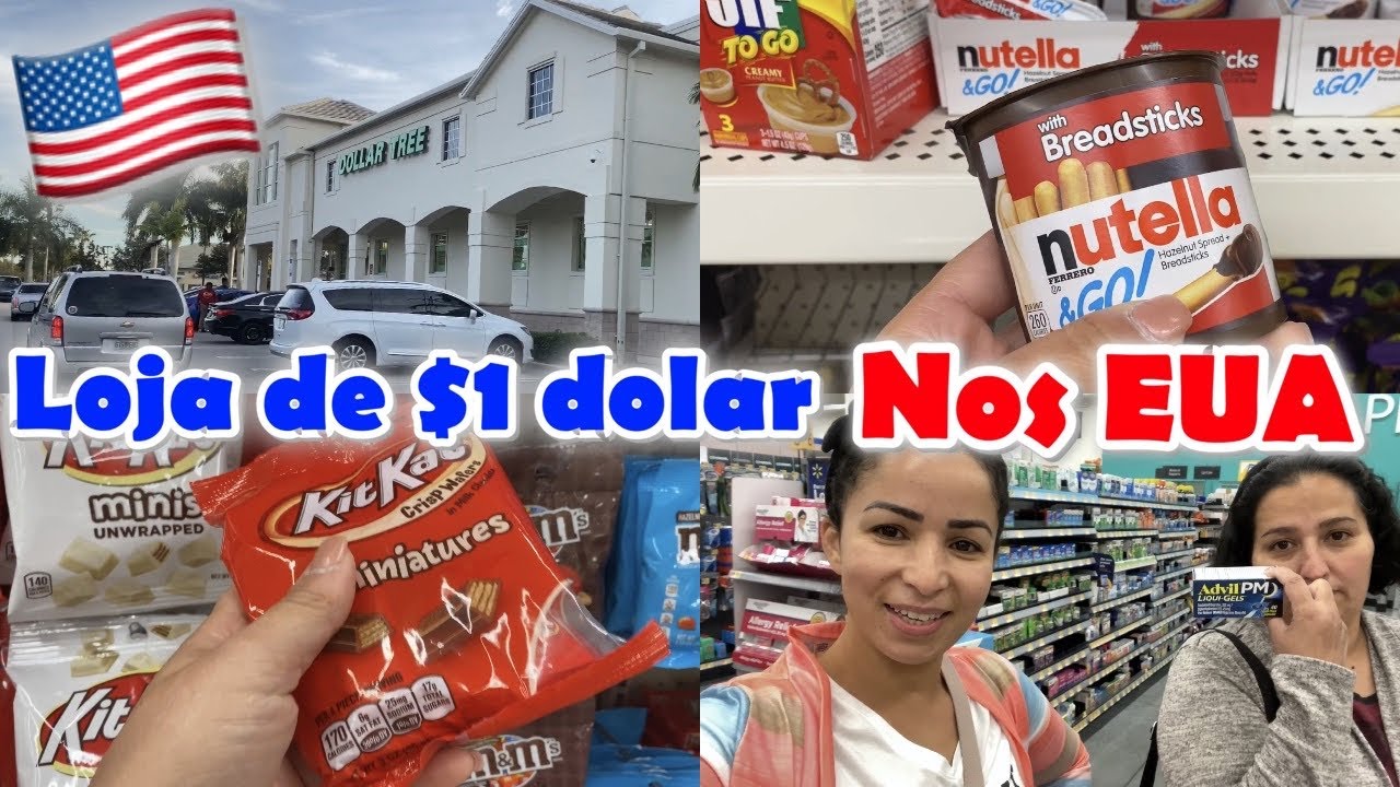 LOJA DE UM DÓLAR NOS ESTADOS UNIDOS | DOLLAR TREE | TUDO É UM DÓLAR | COMPRINHAS NA LOJA DE UM DÓLAR