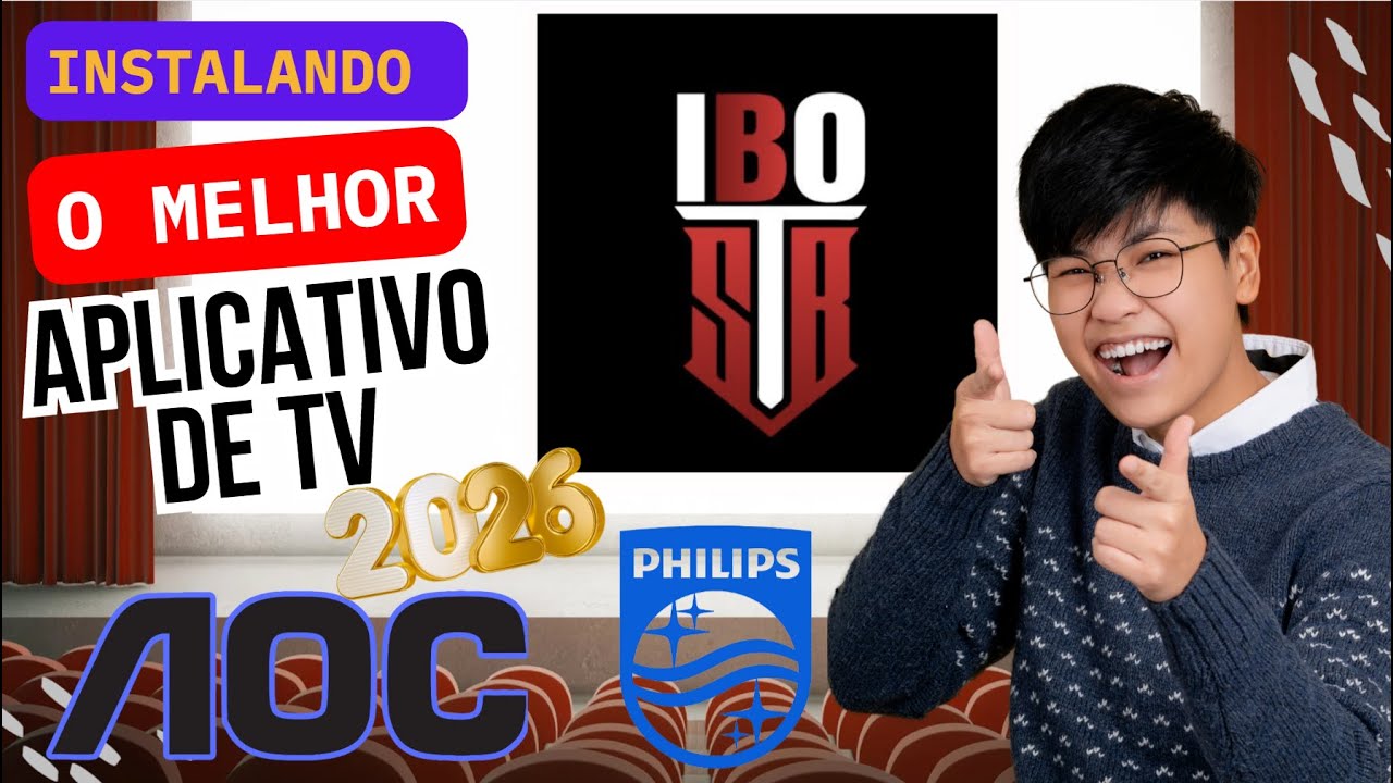 🔴 INSTALANDO O IBO STB O MELHOR APLICATIVO DE 2026 PARA PHILIPS & AOC 🔴