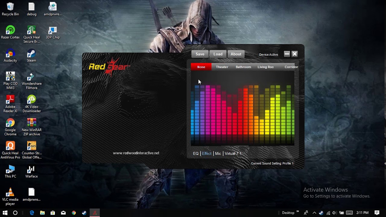 How to download Redgear Cosmo 7.1 software,drivers and get best gaming performance