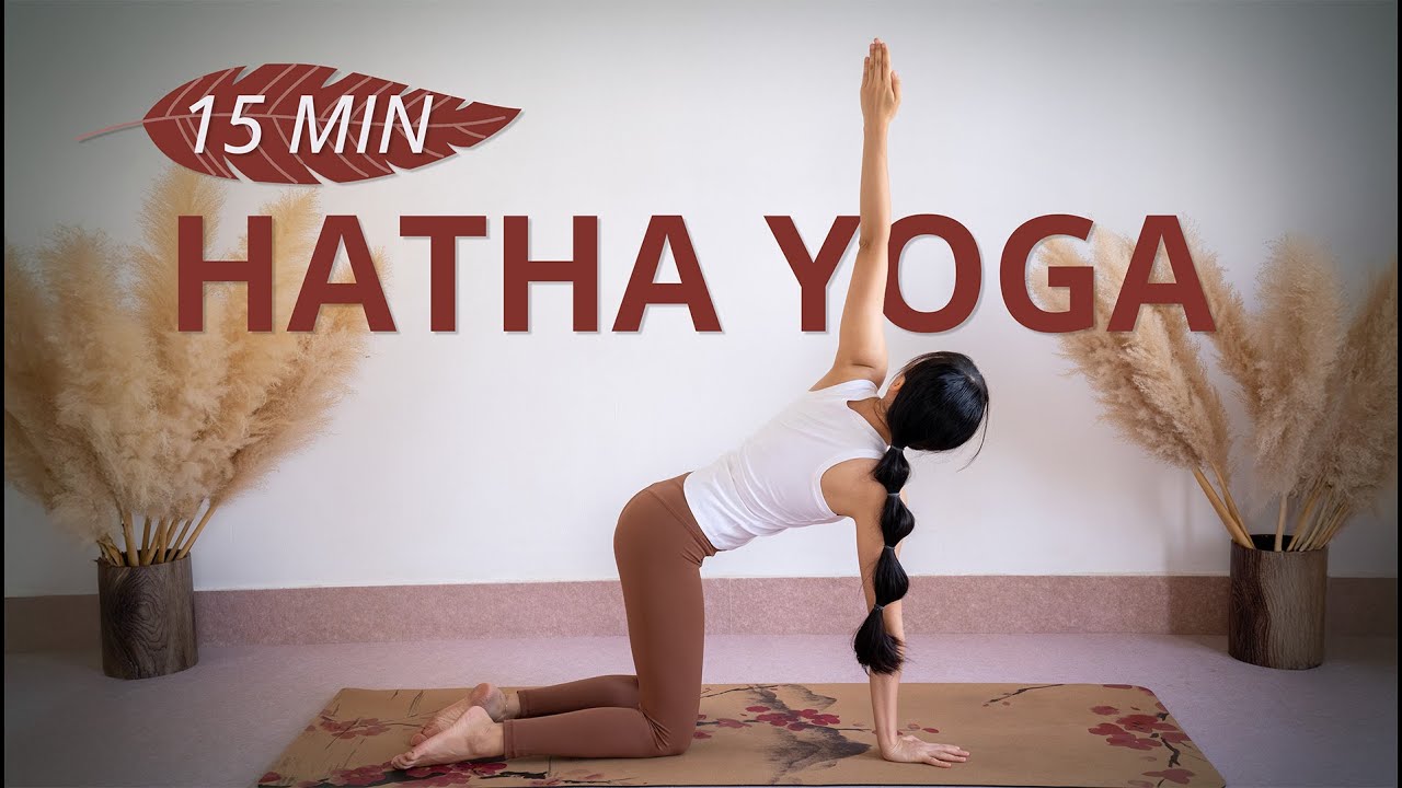15-Minute Hatha Yoga Full Body Practice | Gentle & Energizing Flow