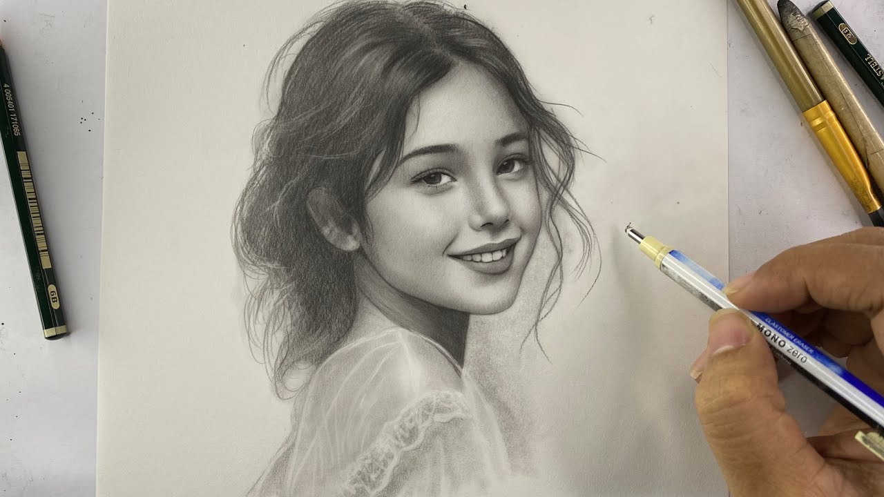 Watch This Portrait Come to Life – Realistic Drawing Timelapse