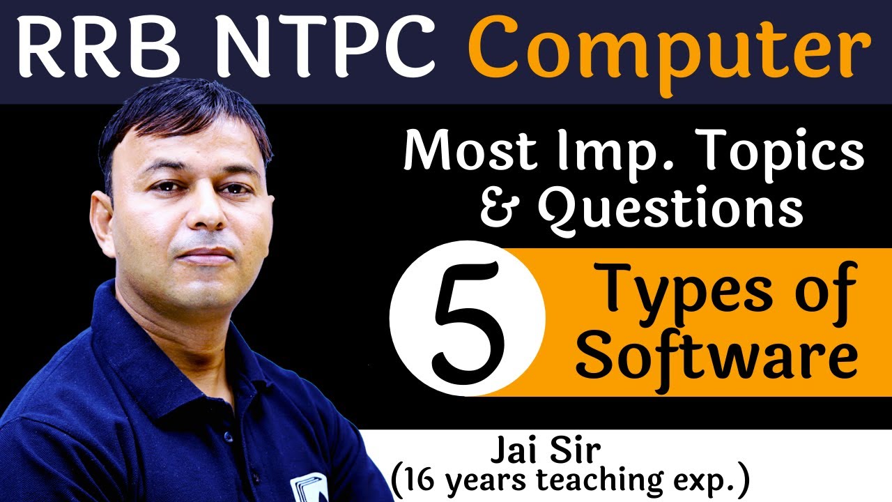 [5] Types of Software | RRB NTPC | Devotion Institute