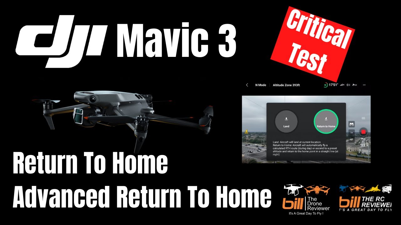 DJI Mavic 3 Return To Home Advanced Return To Home Test
