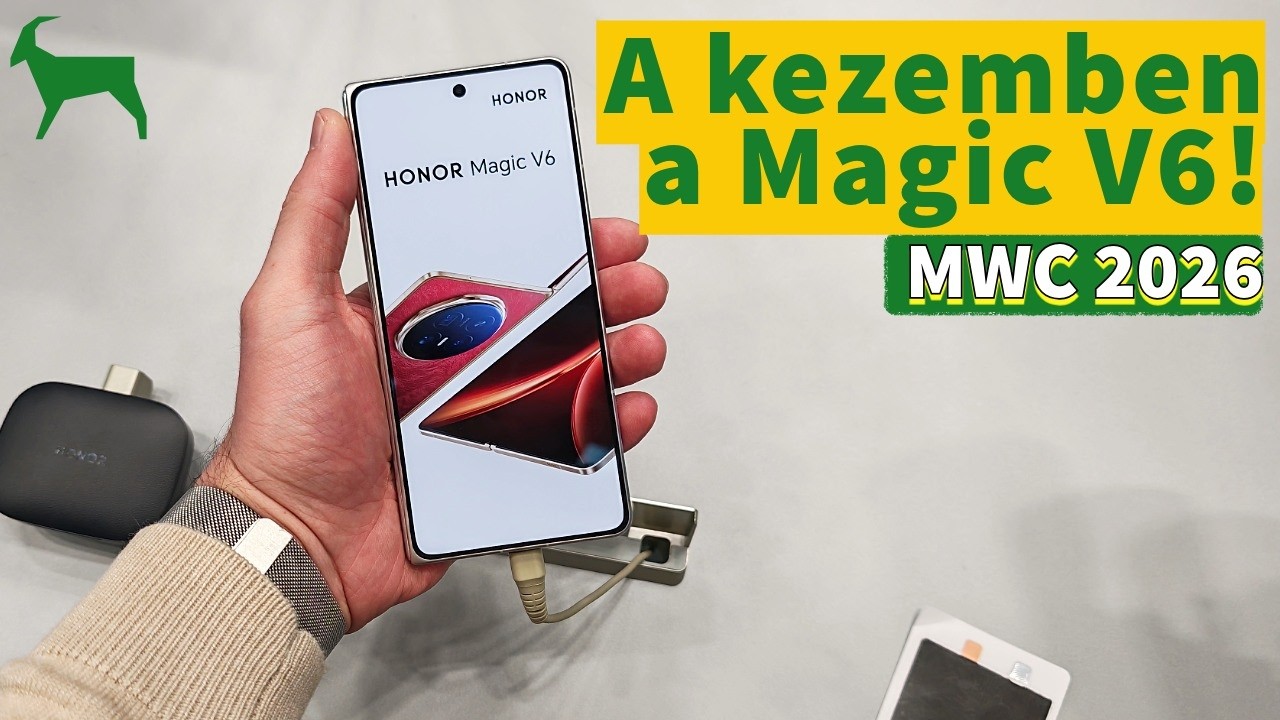 🚀 Honor Stand MWC 2026 – Robophone, Magic V6 és egy Igazi Robot!