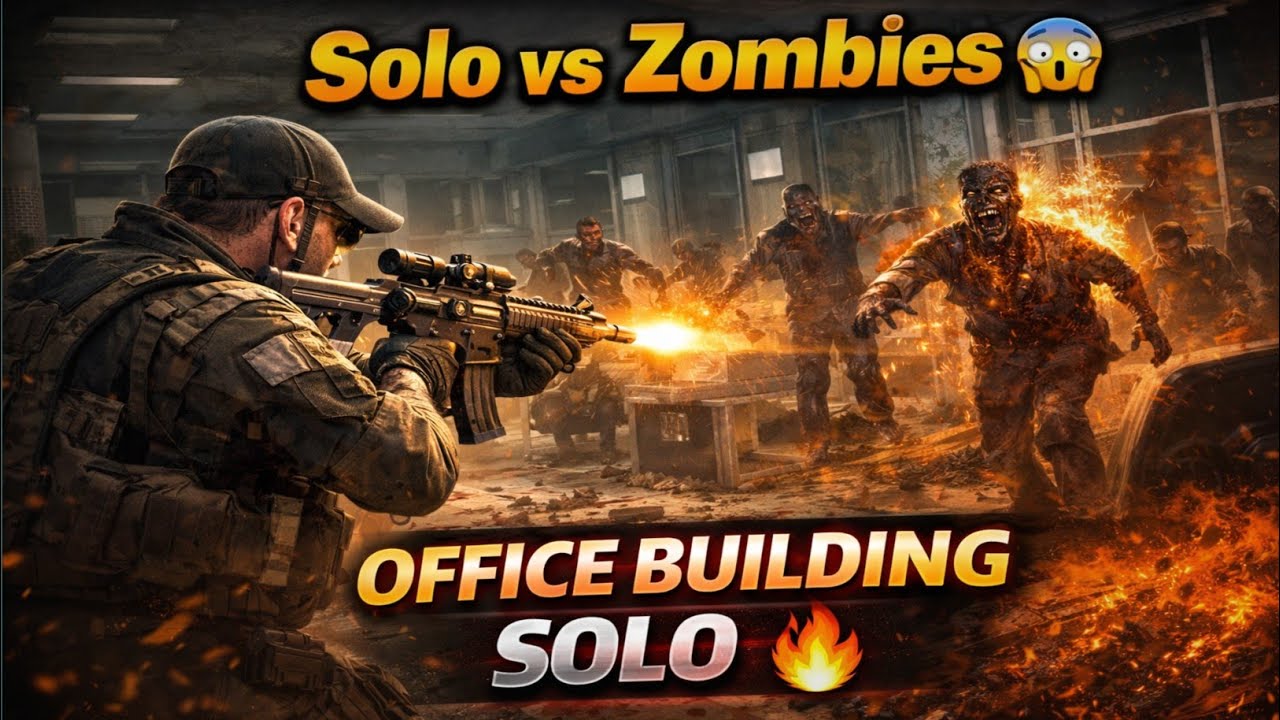 Solo Office Building Survival 😱 | Ops Strike Full Gameplay #gaming || ItsGgStudio 