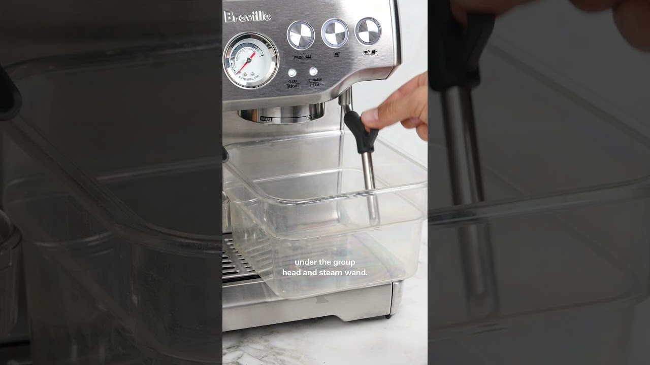 How to descale the Barista Express 💦☕️ #DescaleGuide #BaristaExpress #Breville