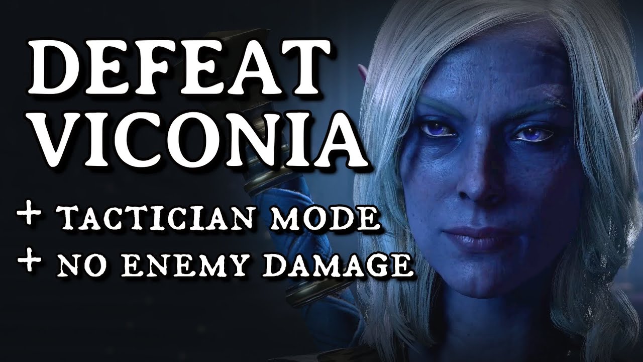 How to beat Viconia without taking any damage