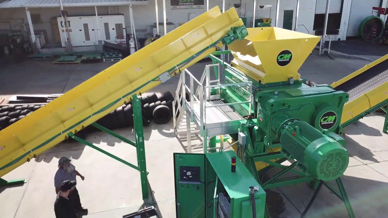 SHRED TEST - Bulky Waste Products - H-250 Hybrid Shredding System | CM Shredders
