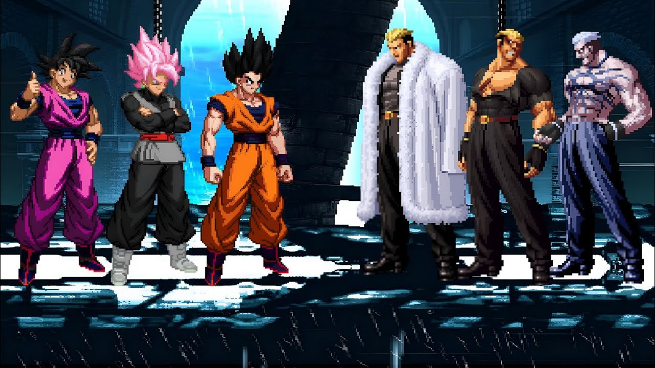 [DBZ vs KOF] Goku Team vs Yamazaki Team