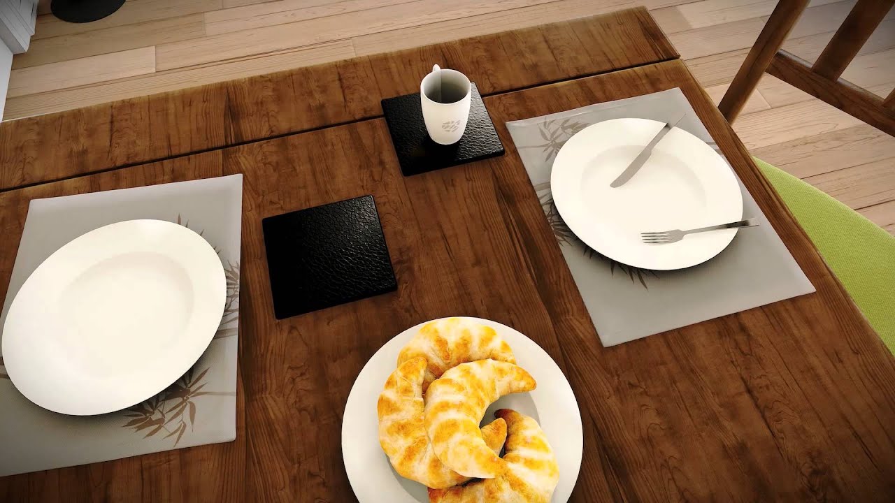 PowerVR Wizard GPUs running the Apartment demo (OpenGL ES ray tracing)