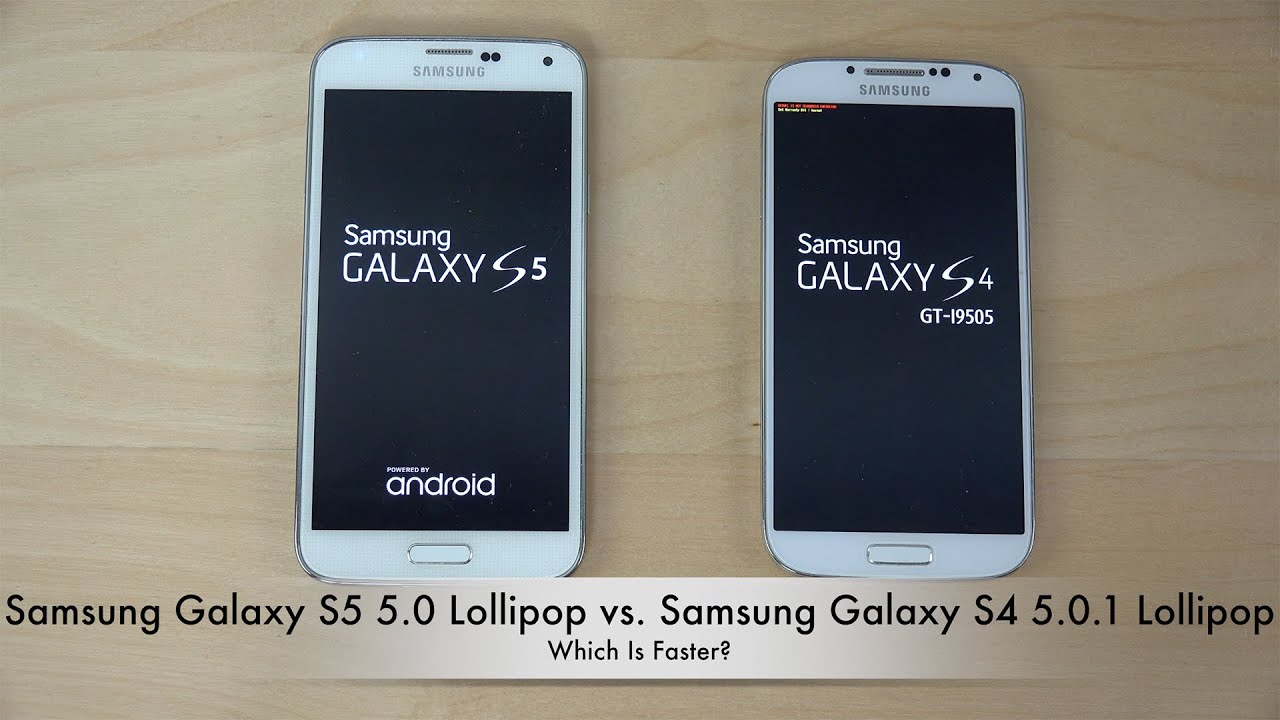 Samsung Galaxy S5 5.0 Lollipop против Samsung Galaxy S4 5.0.1 Lollipop — что быстрее?