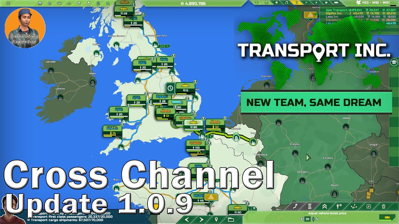 Transport Inc | Update 1.0.9 | Chapter 7: Trains Across The Channel