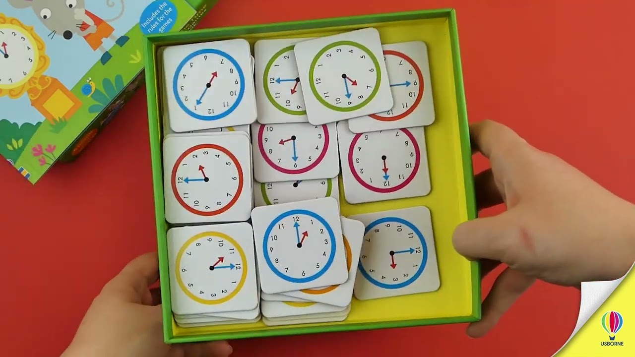 Telling the Time Matching Games and Book