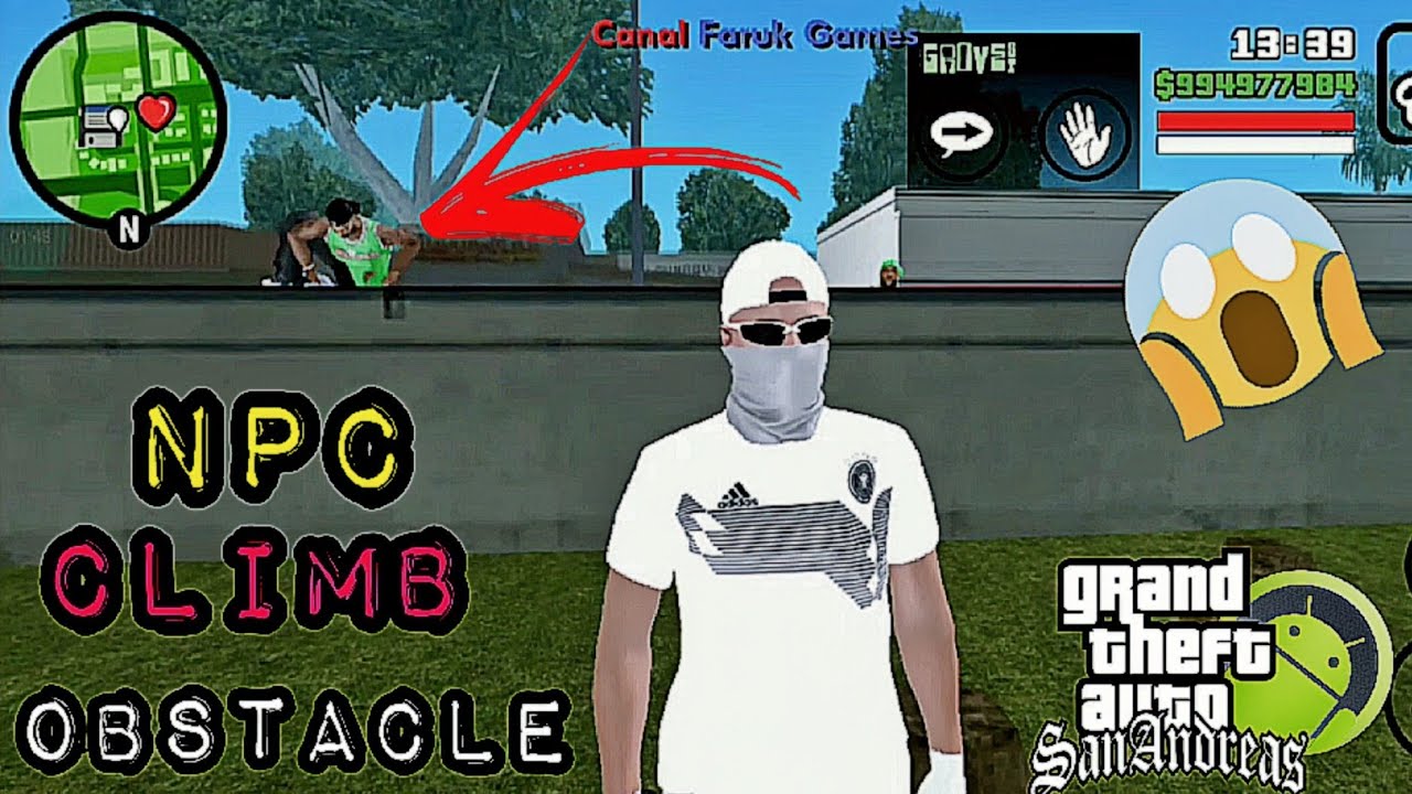 NPC Climb Obstacle mod for GTA San Andreas Android