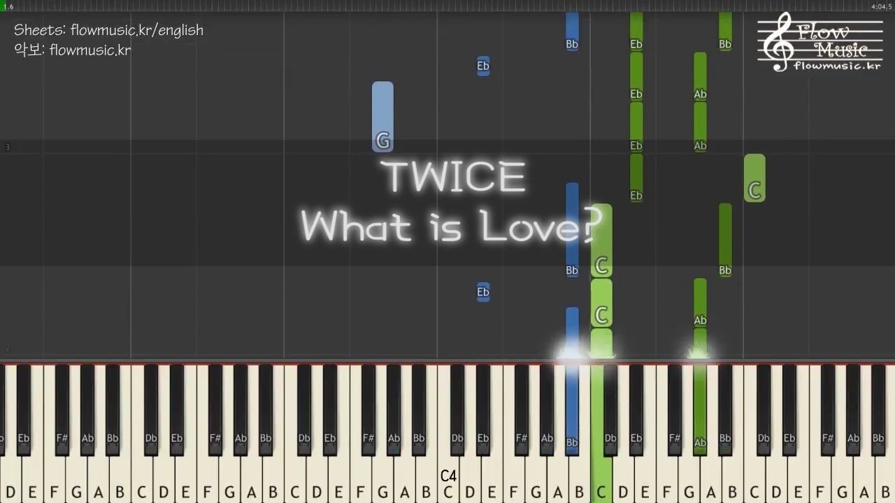 트와이스 (TWICE) - What is Love? Piano Tutorial 피아노 배우기/トゥワイスピアノ