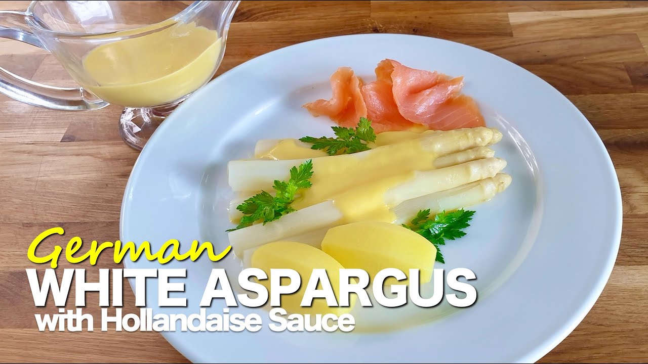 White Asparagus with hollandaise Sauce