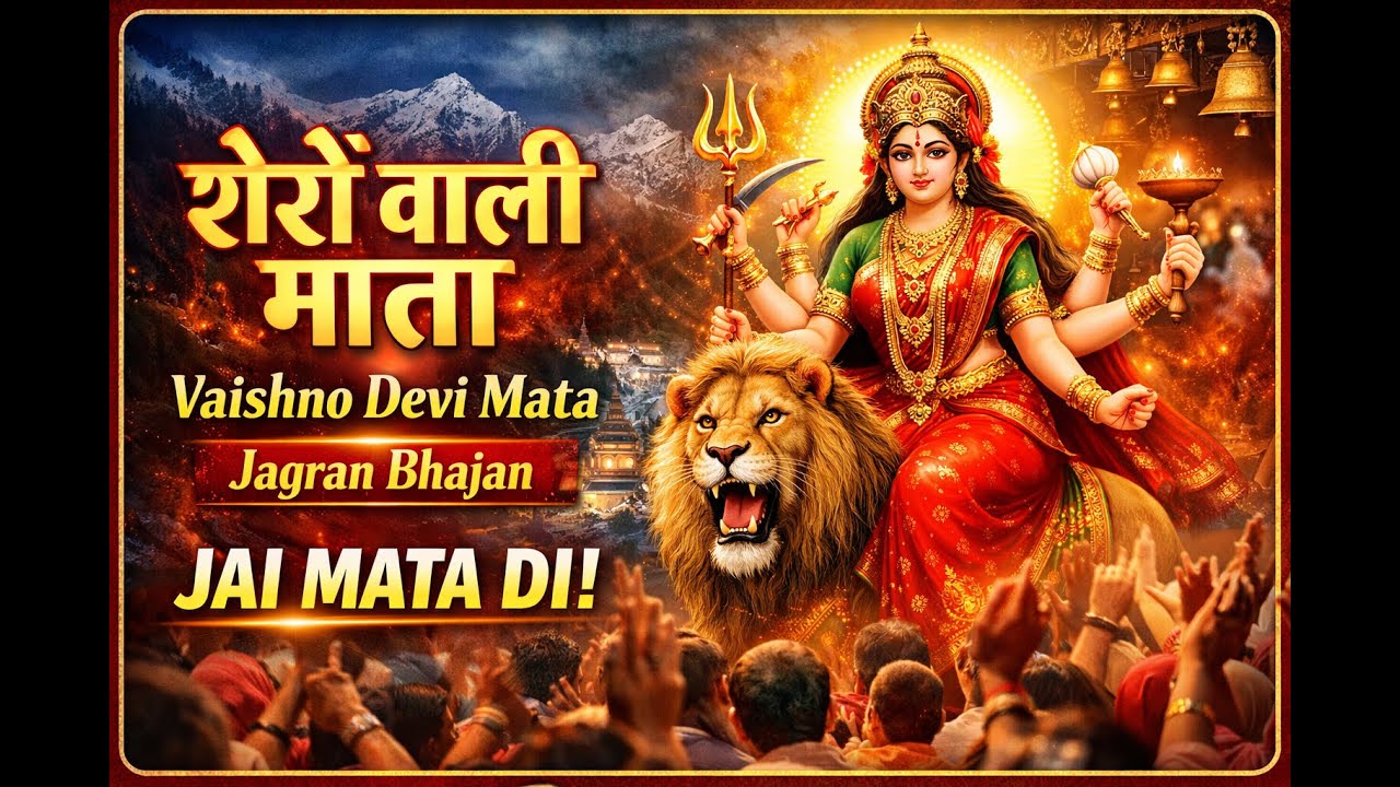 शेरों वाली माता | Vaishno Devi Mata Jagran Bhajan | Jai Mata Di Chant | Powerful Devotional Song