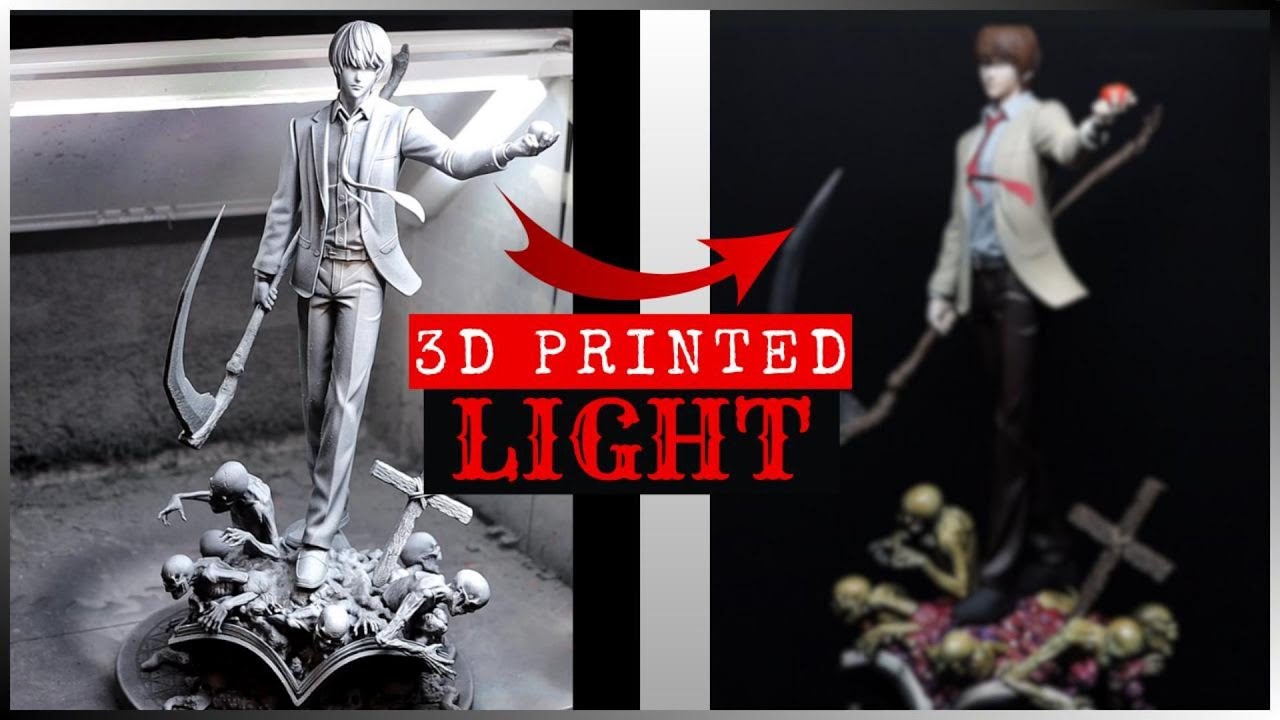 3D Printing ANIME Figures | LIGHT from DEATH NOTE