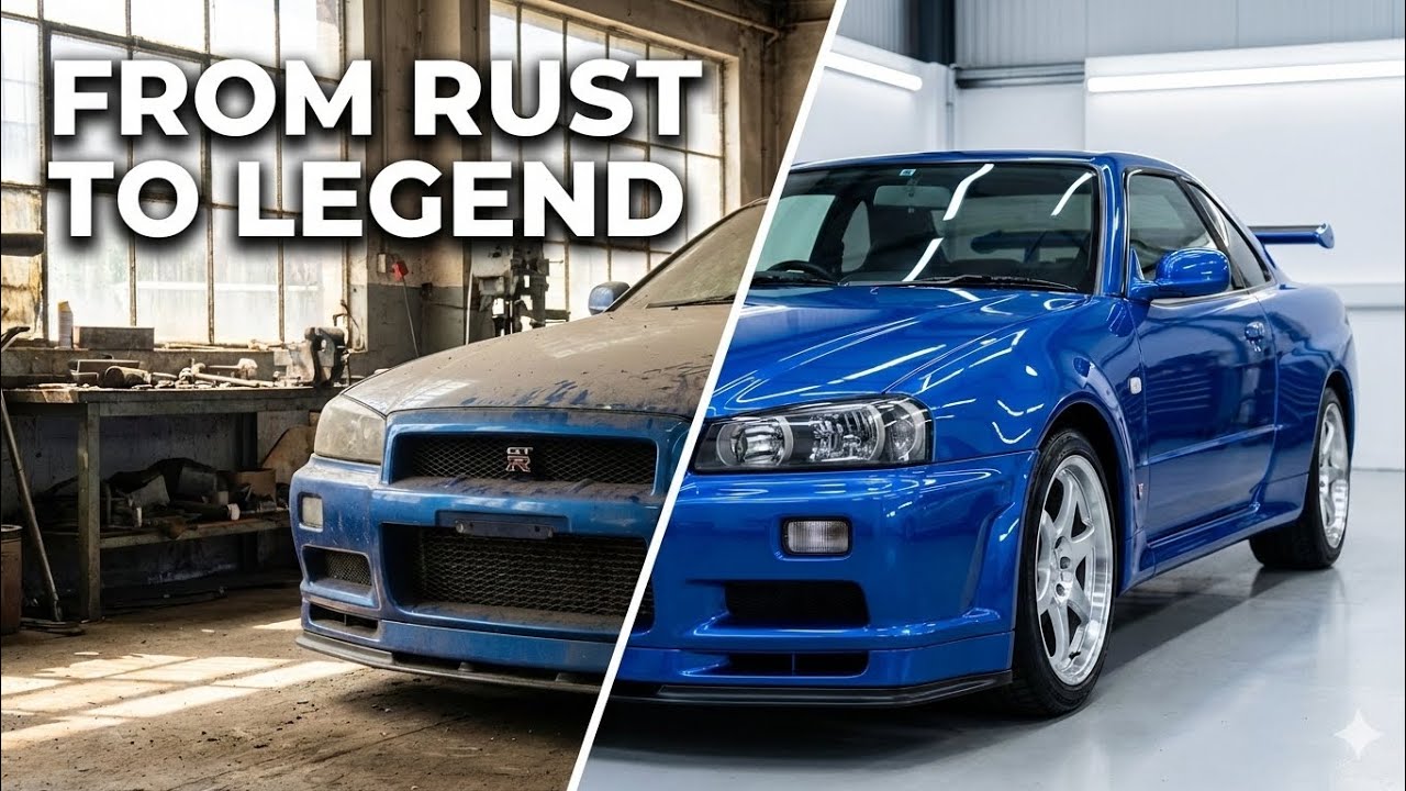 Abandoned Nissan Skyline R34 Restoration