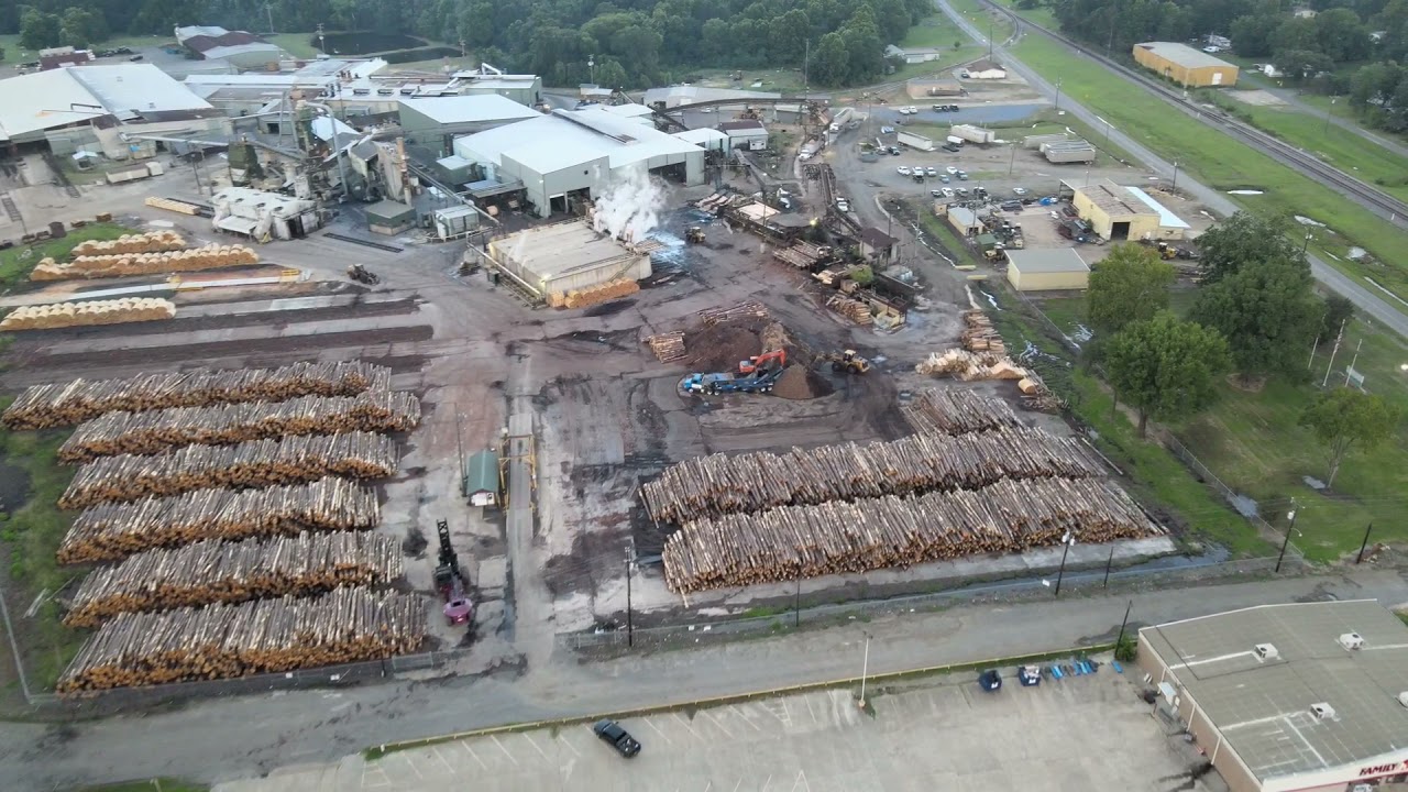 Aerial View of Zwolle, Louisiana