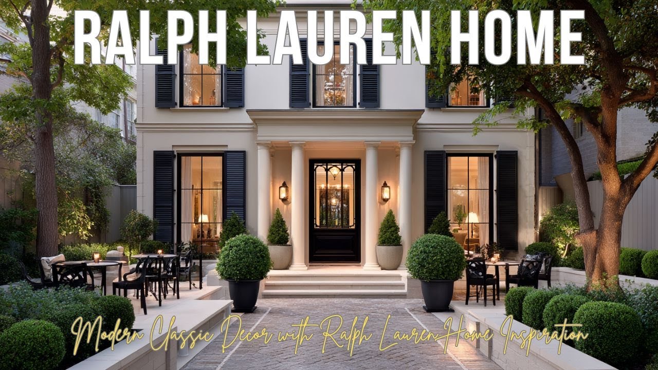 Современный классический декор с вдохновением от Ralph Lauren Home