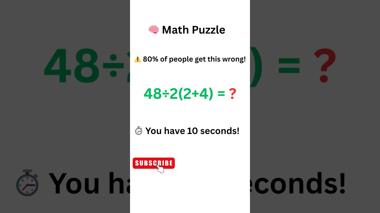 90% People Get This Wrong! | Only Smart People Get This Right! | Only Geniuses Can Solve