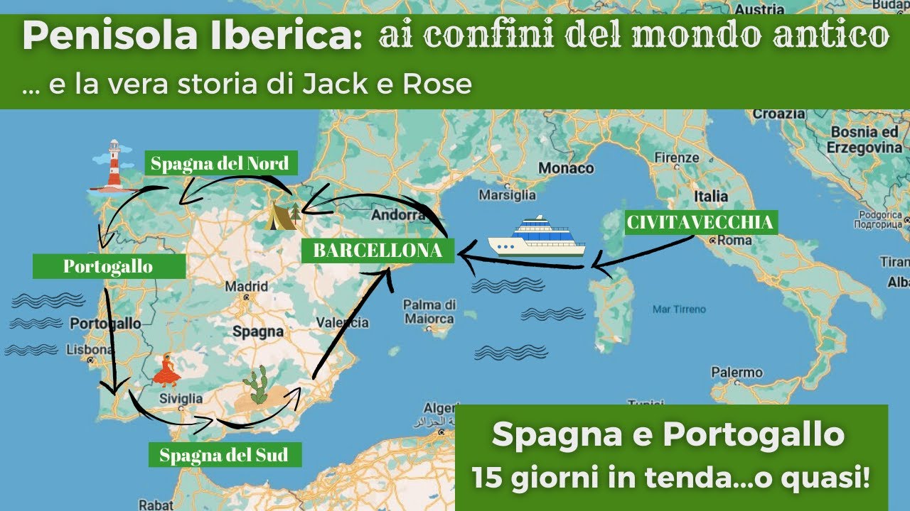 1.Itinerario Spagna e Portogallo IN MOTO: inizia il viaggio in coppia in tenda!!