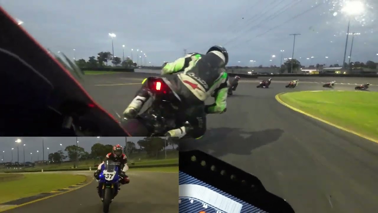 St George SNS#4 2023/2024 Rnd 3 Race 1 - Sydney Motorsport Park, Summer Night Series Yamaha R1