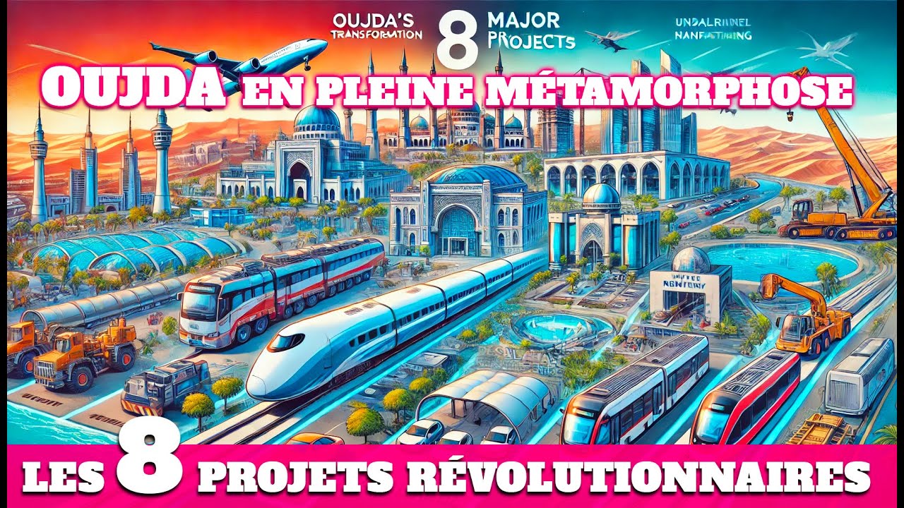 Oujda en Pleine Métamorphose : 8 Projets Révolutionnaires qui Façonnent son Avenir 🇲🇦
