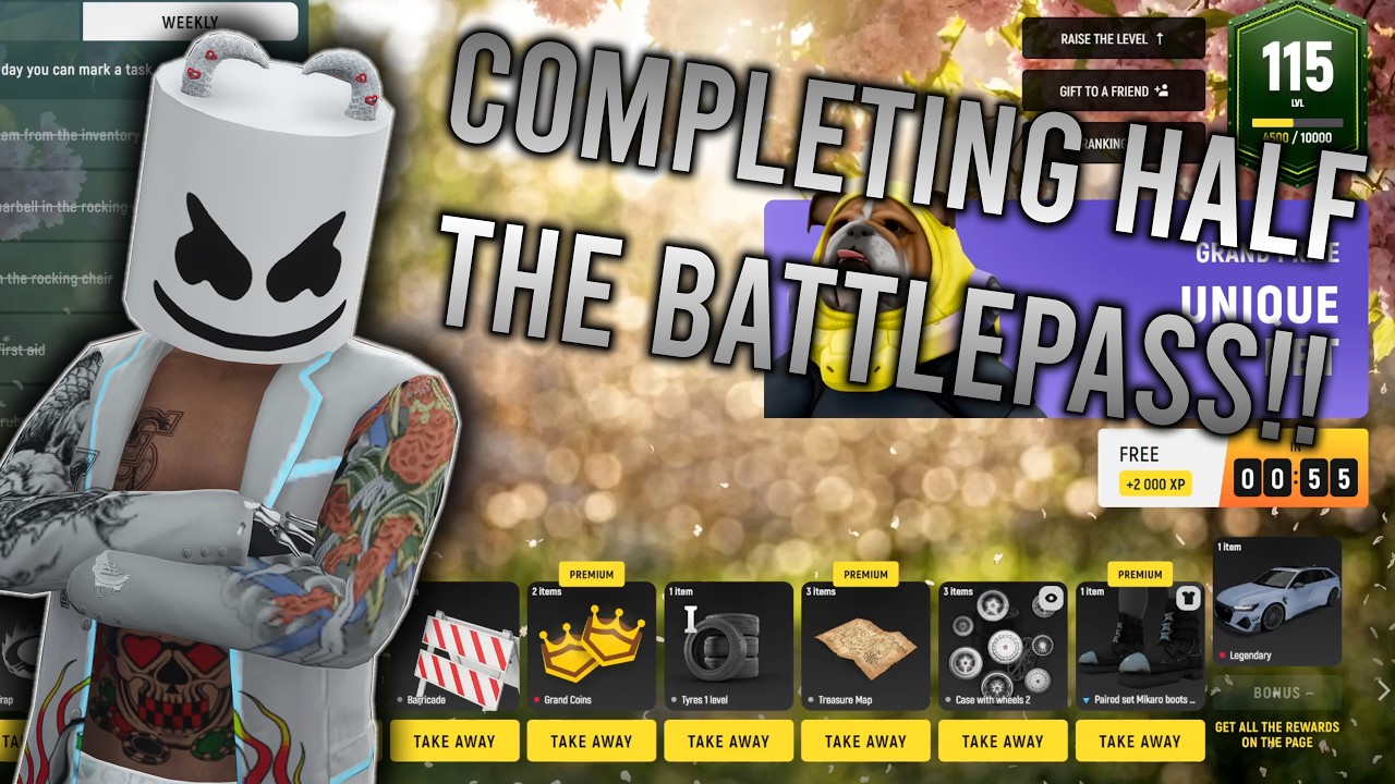 Completing Half the Battlepass in Grand RP!!
