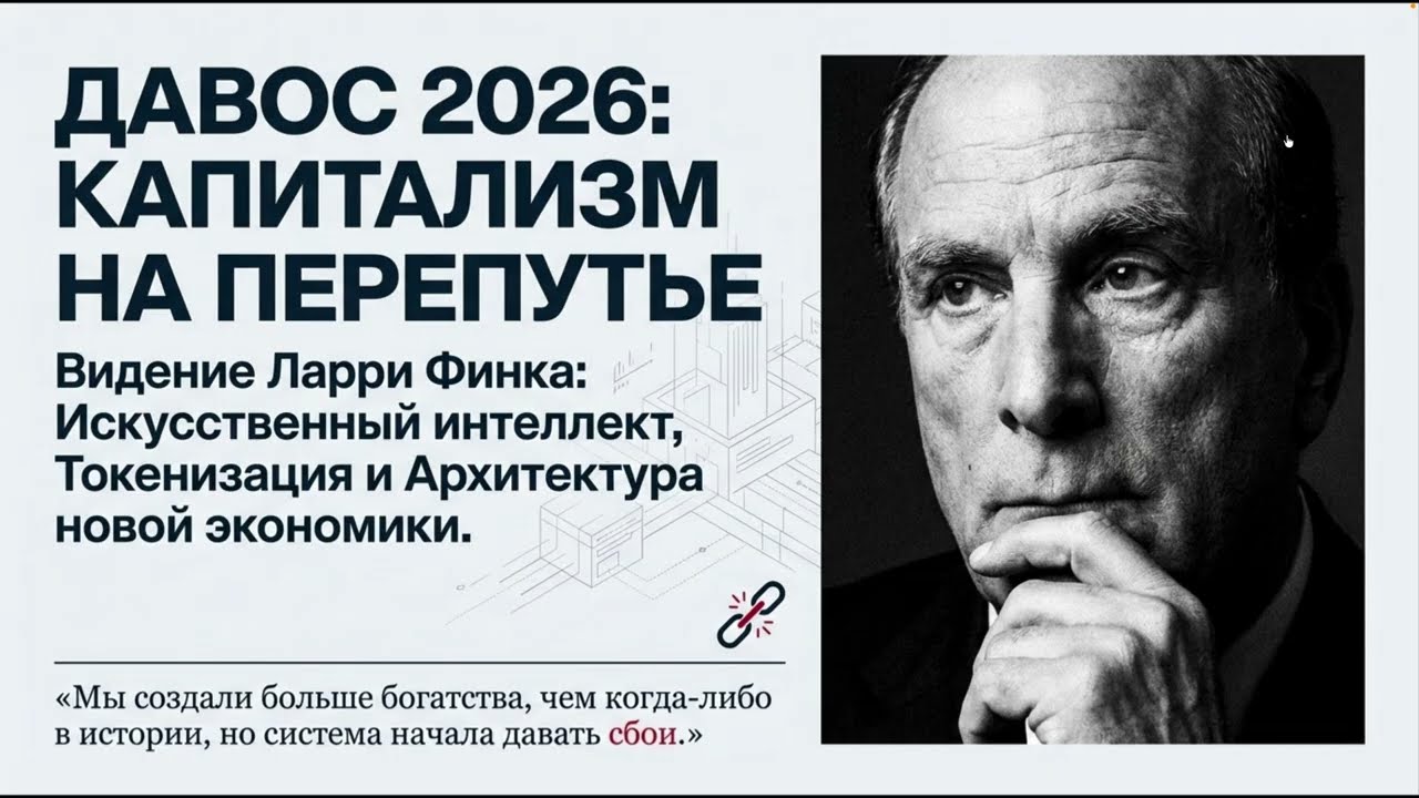 Ларри Финк в Давосе: что ждёт капитализм в эпоху ИИ