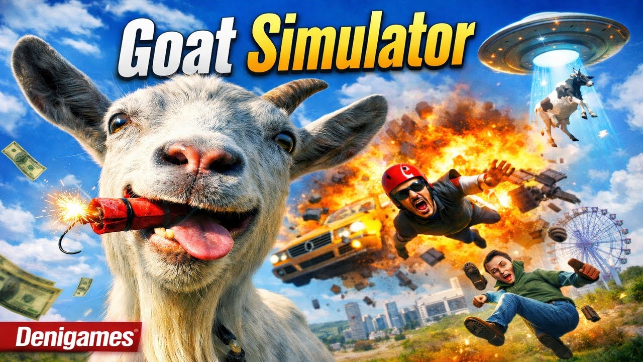 🐐 КОЗА НАВЕЛА БЕСПОРЯДОК В ГОРОДЕ | GOAT Simulator GoatVille