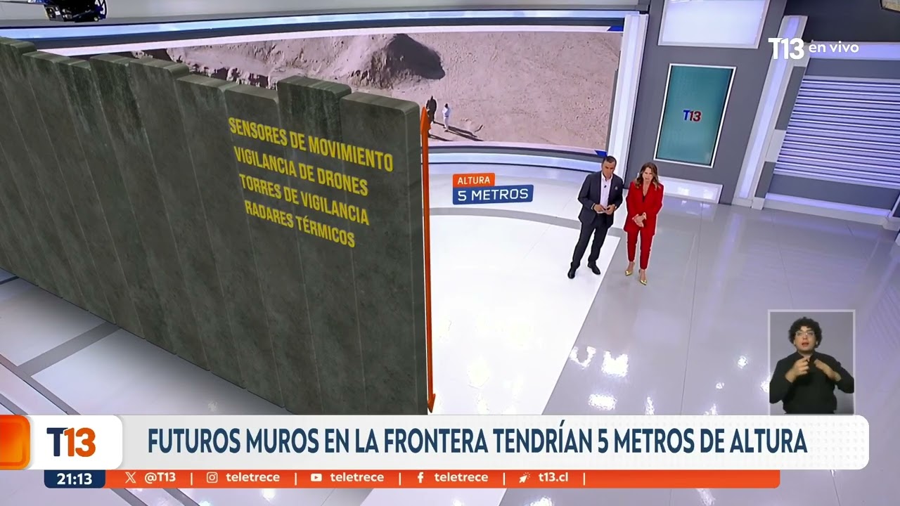 Futuros muros en la frontera tendr&iacute;an 5 metros de altura
