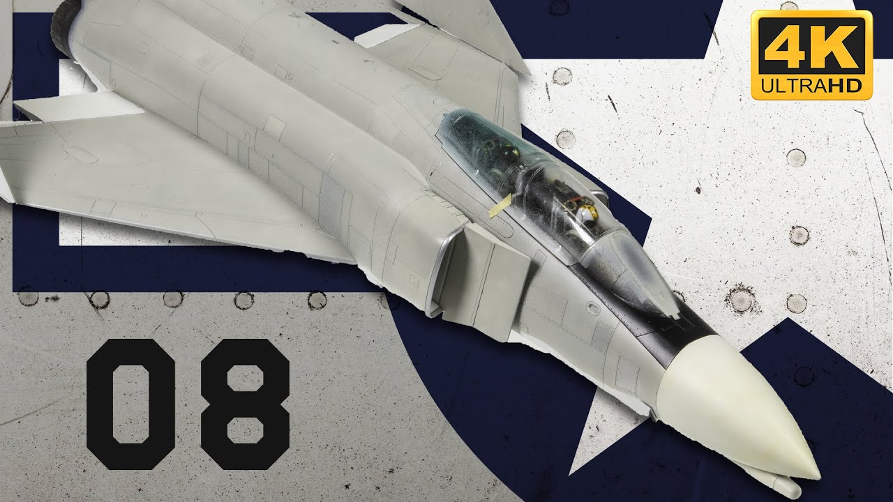 1/48 Tamiya F-4B Phantom 08 - Painting Time - 4K