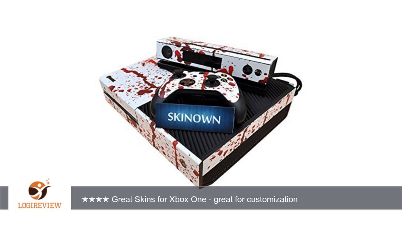 SKINOWN&reg; Xbox 1 Blood Skin Bloody Sticker Vinly Decal Cover for Xbox One(XB1) Console and 2