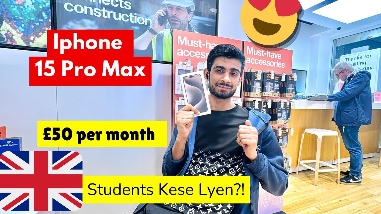 I bought iphone in UK🇬🇧 | How to buy iphone in UK | Monthly Contract