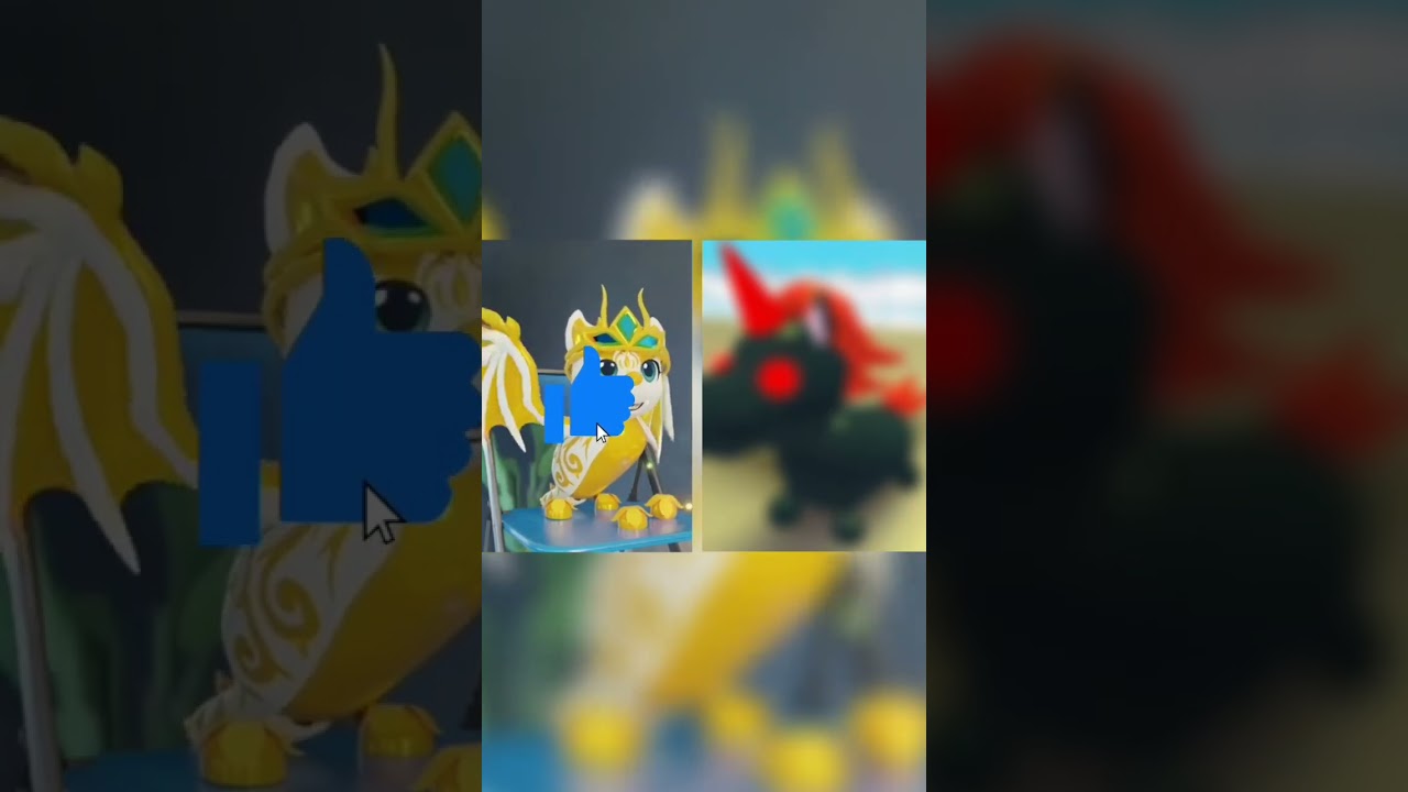 Golden Dragon vs Evil Unicorn 🐉🦄 | Adopt Me Legendary Pets! #AdoptMe #PetBattle #Roblox