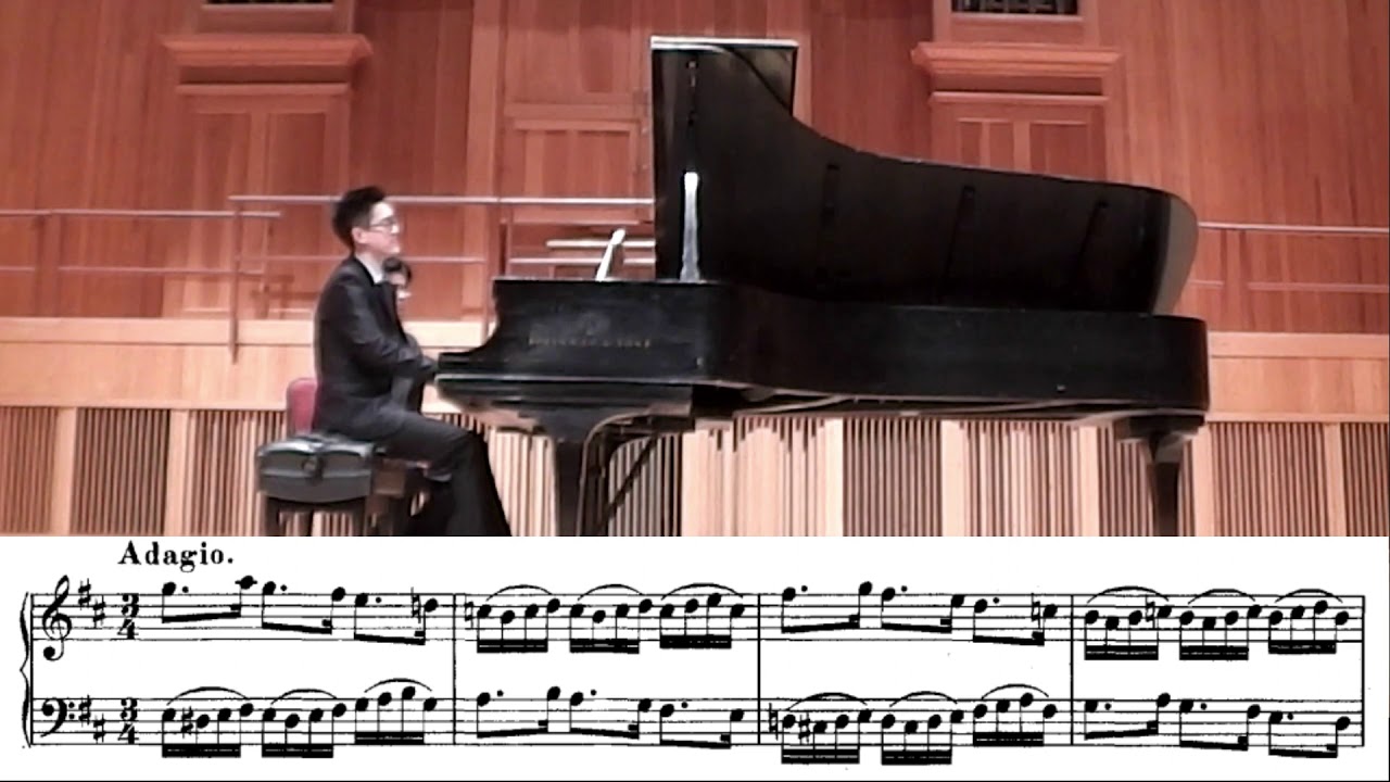 Bach's Transcription of Concerto in B minor BWV979, complete + Sheet Music