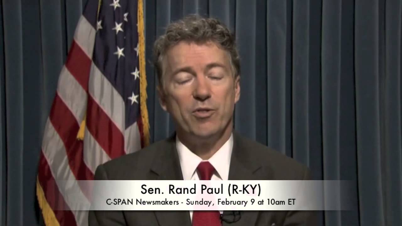 Sen. Rand Paul (R-KY) on Bill Clinton (C-SPAN)