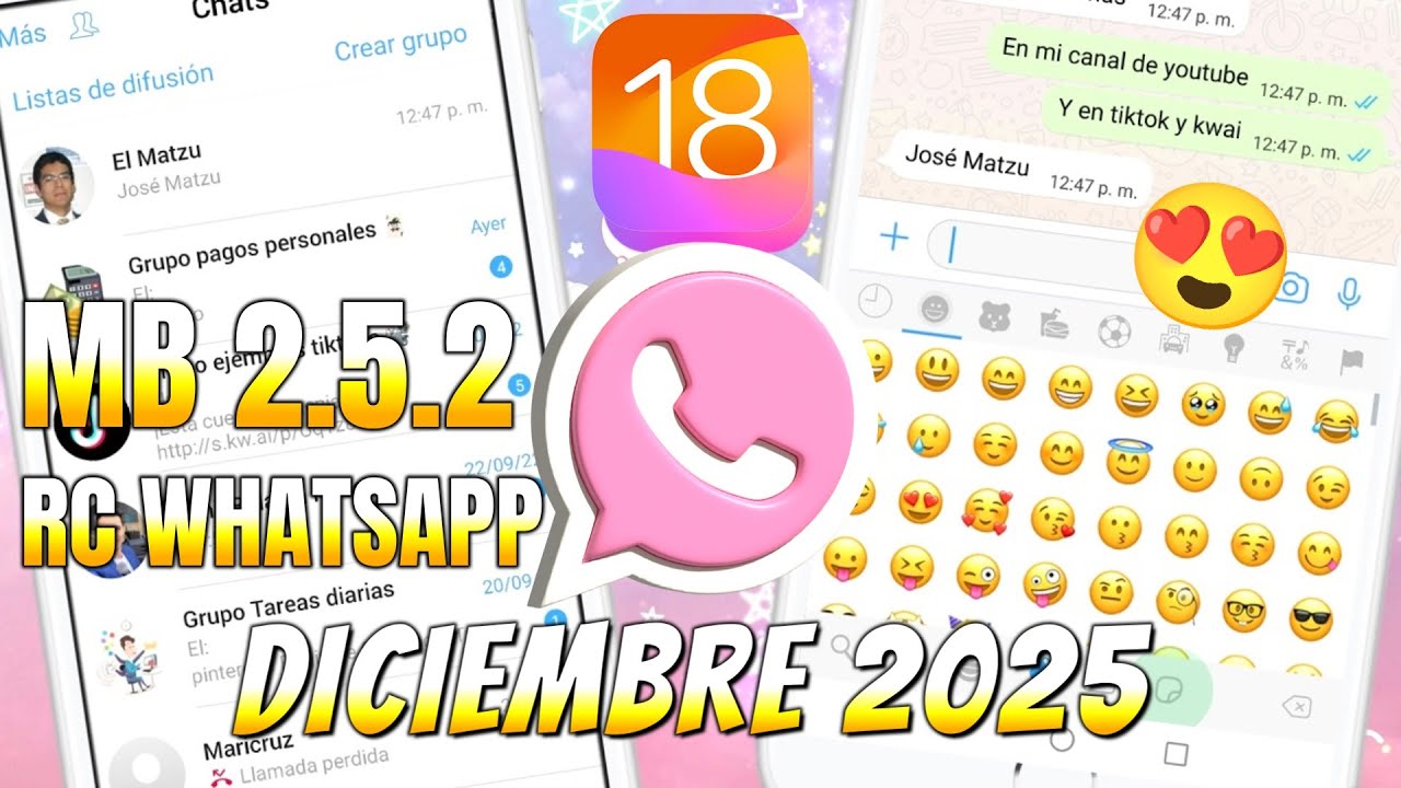 ✅Whatsapp Estilo Iphone | Descargar WHATSAPP Estilo Iphone 🤩 DICIEMBRE 2025 😱 Whatsapp Plus