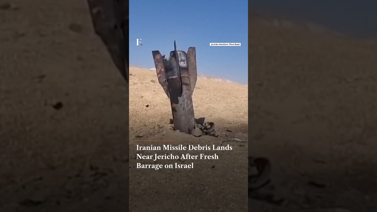 Missile Fragment Lands Near Jericho As Iran-Israel Hostilities Escalate | N18G